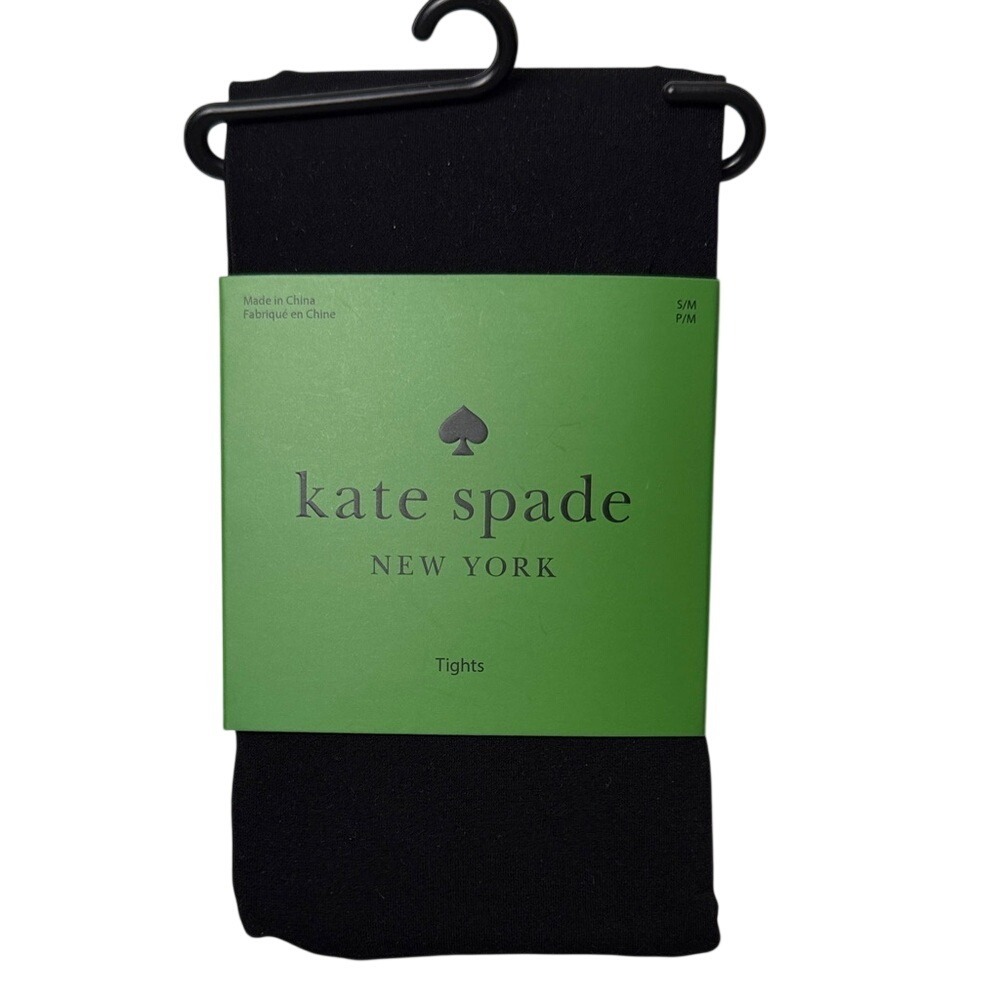 Kate Spade New York Black Tights Opaque Hosiery S/M